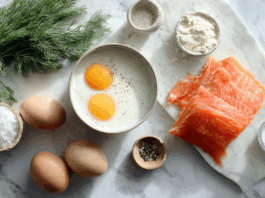 Mini quiches met zalm en dille